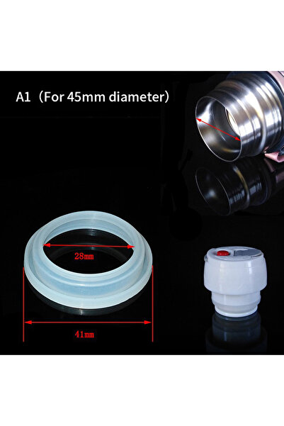 Choice A1 5 قطع حلقات مانعة للتسرب لغطاء زجاجة مفرغة من الهواء مقاس 4.5 سم و5...