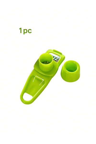 choice2 مطحنة ثوم صغيرة خضراء قطعة واحدة ونصف قطعة، مكبس ثوم إبداعي، مطبخ، هر...