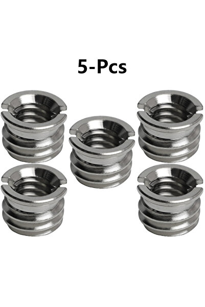 Choice 5 قطع محول لولبي قياسي من الفولاذ المقاوم للصدأ بقطر 1/4 بوصة - 20 أنث...