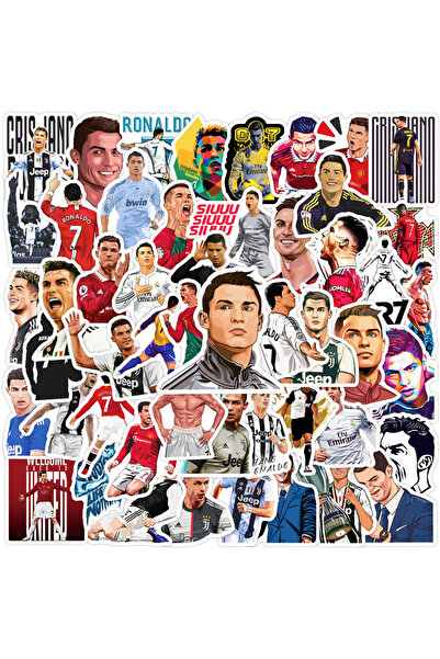 Choice 50 قطعة من ملصقات نجوم كرة القدم الكرتونية المقاومة للماء ملصقات جرافي...