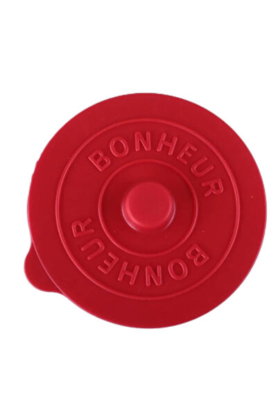 Choice كوب ماء إبداعي أحمر بسيط بلون سادة منقوش عليه حروف مقعرة وغطاء مدمج من...