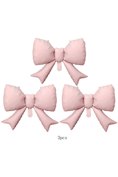 Choice 40 بوصة 3 قطع فيونكة 2 قطعة 40 بوصة فيونكة وردية أرقام بالونات من رقائ...