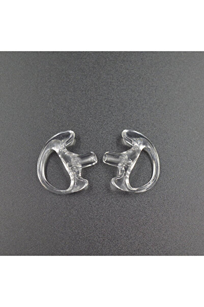 Choice زوج واحد من قوالب الأذن الجديدة الشفافة الناعمة ثنائية الاتجاه لاستبدال سماعة الأذن والملف الصوتي