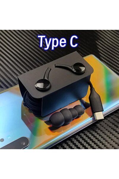 Choice سماعات رأس سلكية أصلية من النوع C باللون الأسود، متوافقة مع سماعات S25 وS24 وS23 وS22 وS21 Ultra، مزودة بمنفذ AUX 3.5 ملم...