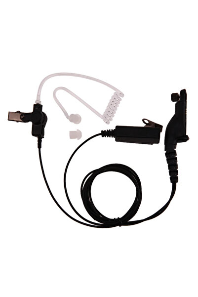 Choice black Air Tube Earpiece Headset PTT Mic Earphone for Motorola Xir P8268 P8668 APX6000 APX7000 APX200