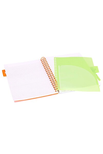 Strigo Spiral notebook and dividers Project Book NEON B5, dictando, 200 pg, cardboard covers PADS084