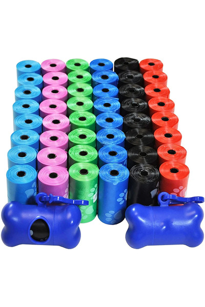 Choice9 ٢٠ لفة، ٣٠٠ كيس، بنفسجي، ٣٠ لفة، حقيبة فضلات الكلاب ، تنظيف خارجي، مس...