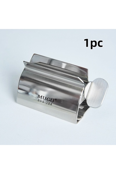 Choice 1pc 1pc Home Toothpaste Squeezer Stainless Steel Toothpaste Dispenser ...