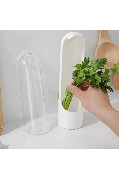 Choice صندوق أبيض لحفظ الخضروات الطازجة من Cross-Border Vanilla مقاوم للغبار ومضاد للضغط وصديق للبيئة، قطعة واحدة