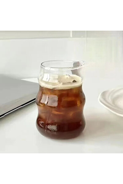 Choice 500ml Single cup 500ml 500ml Stylish Cloud Design Glass Coffee Cup with Spiral Straw Elegant Milk Te