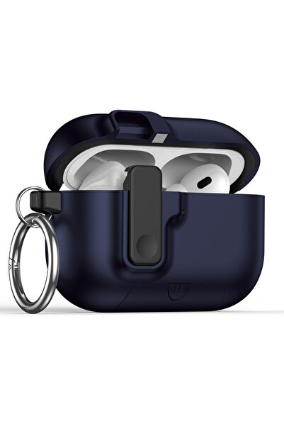 Choice حافظة واقية لأجهزة Airpods Pro 3 باللون الأزرق 2025 مع حامل هاتف بتصمي...