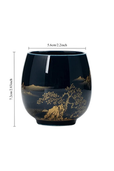 Choice كوب شاي سيراميك بسيط على الطريقة اليابانية <200 مل، كوب منزلي من جيلان...