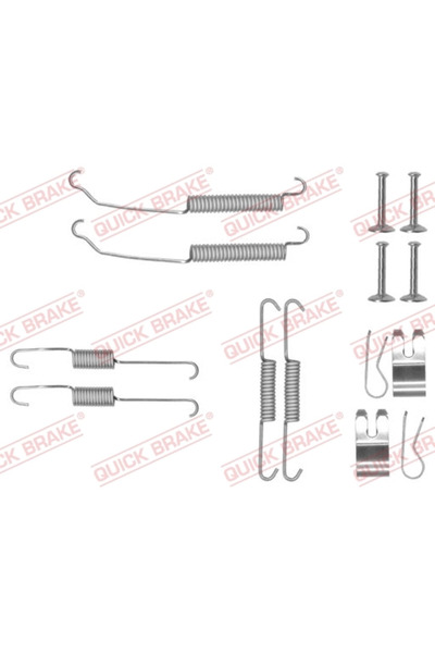 QUICK BRAKE Set Accesorii, Sabot De Frana 105-0882 Ford Fiesta Vi/Fiesta Vi V...