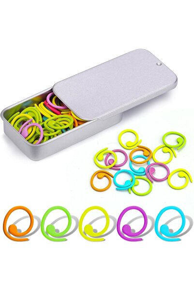 Choice4 مجموعة علامات غرز تطريز ملونة من كرابول، 50 قطعة، بأشكال متعددة لتطري...