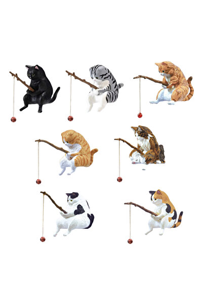 Choice 7 نماذج من 1 إلى 5 قطع من ديكورات أحواض السمك لصيد القطط وأحواض الأسما...