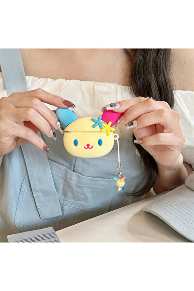 Choice For AirPods Pro2 Color rabbit Cute Cartoon 3D color Rabbit Silicone Pr...