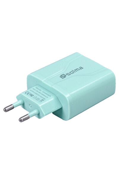 Choice GREEN 3-Port USB Charger Wall Charger, Multi USB Power Adapter for iPh...