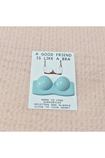 Choice بطاقة تشجيعية زرقاء: الصديق الجيد كالحمالة الصدر - مثالية للعام الجديد...