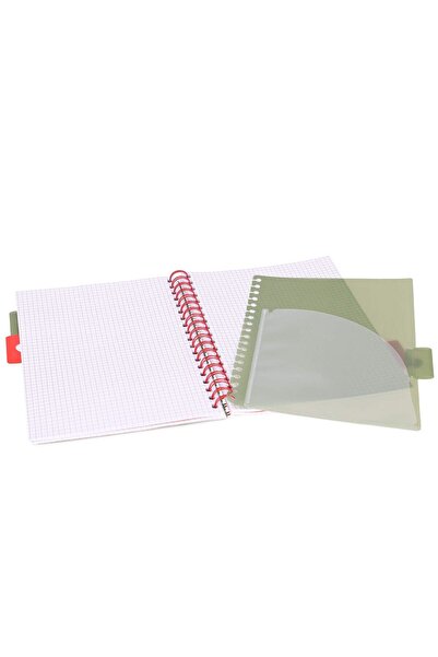 Strigo Spiral notebook and dividers Project Book TROPICAL B5, mathematics, 200 pg, cardboard covers PADS063