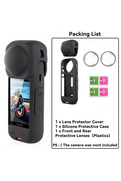 Choice لكاميرا Insta360 X4، مجموعة من 5 قطع لكاميرا Insta360 X5 X4، غطاء حماي...