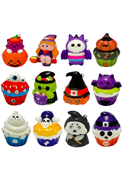 Choice أنماط عشوائية 6 قطع 6 قطع هالوين الكرتون الضغط تخفيف التوتر اللعب للأط...