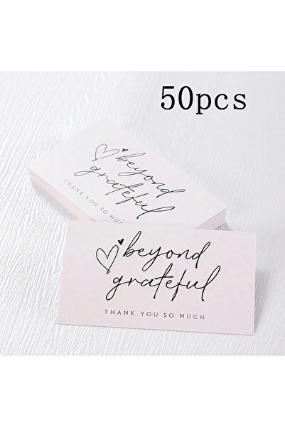 Choice ب 50 قطعة 50 قطعة شكرًا لك على دعم بطاقات العمل الخاصة بي ملصقات تزيين...