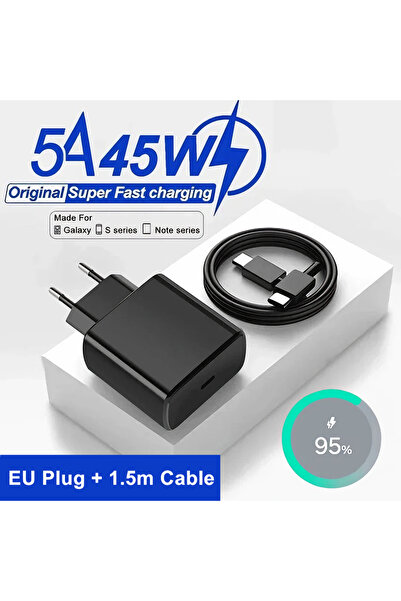 Choice قابس أوروبي - كابل بطول 1.5 متر، شاحن فائق السرعة PD بقدرة 45 واط وتيا...