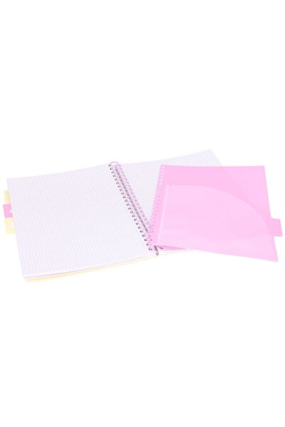 Strigo Spiral notebook and dividers Project Book MEDUZA A4, mathematics, 200 pg, cardboard covers PADS049