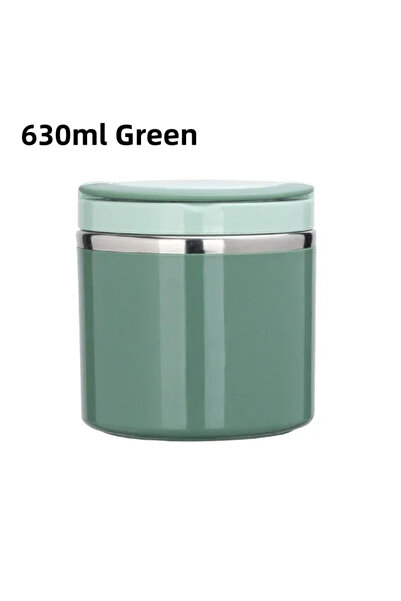 Choice Green-630ml JUSTINLAU 630/1000ML Food Thermal Jar Insulated Soup Cup S...