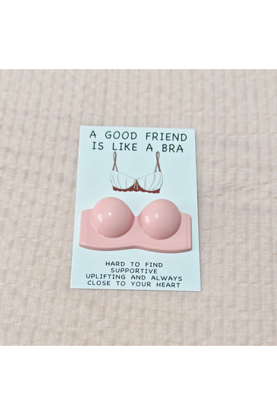 Choice بطاقة تشجيعية وردية اللون: الصديق الجيد كالحمالة الصدر - مثالية للعام ...