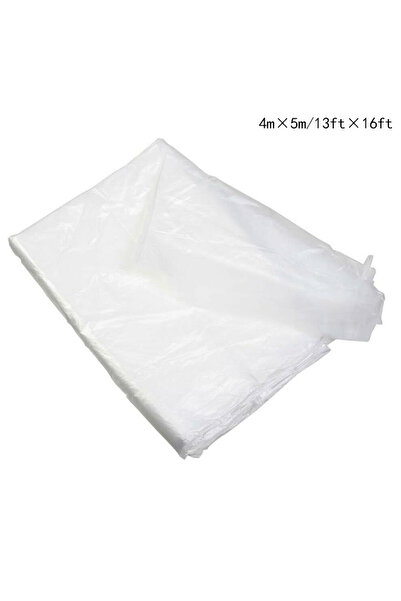 Choice غطاء بلاستيكي للأثاث، مقاس 4 أمتار × 5 أمتار، غطاء مقاوم للماء للسرير والأريكة والسيارة والغبار