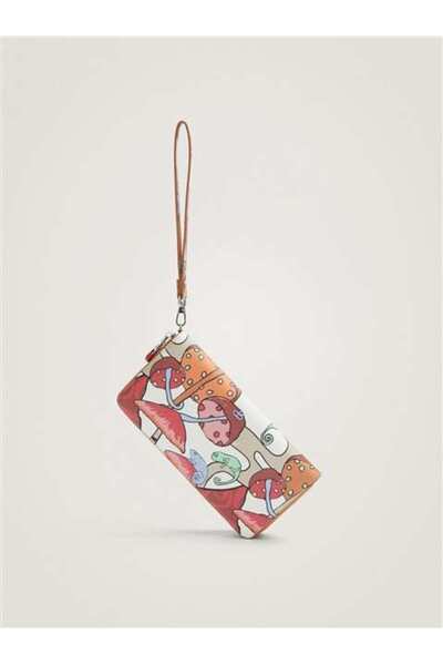 PARFOIS محفظة جلدية صغيرة مع حزام يد