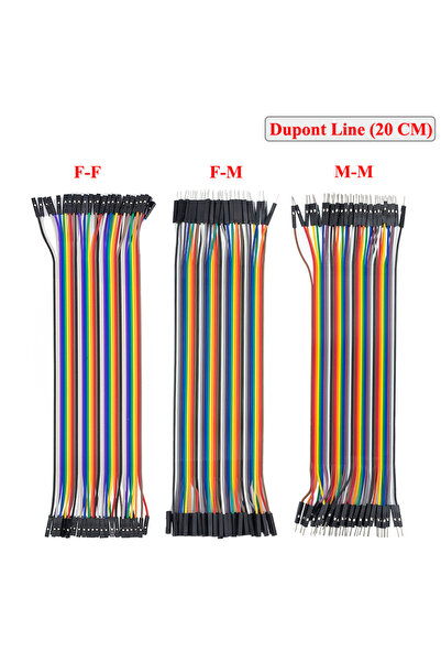 Choice8 مجموعة واحدة من أسلاك توصيل دوبونت بطول 20 سم، 10 سم/20 سم/30 سم، من ...