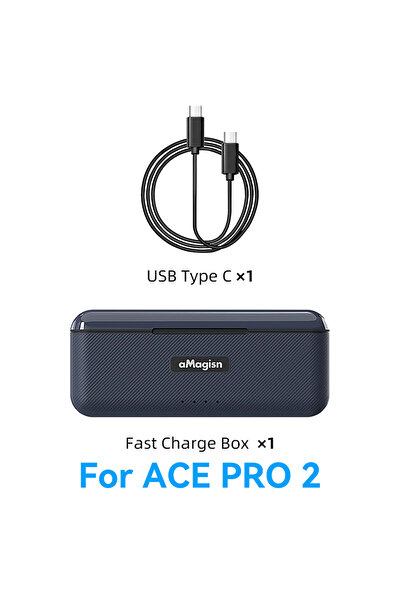 Choice لـ ACE PRO 2 لـ Insta 360 Ace/Ace Pro/Ace Pro 2 صندوق شاحن البطارية السريع للشحن السريع لـ Insta36