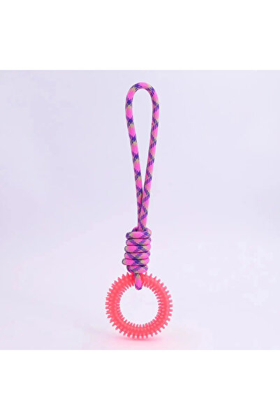 Choice ألعاب الكلاب الوردية المصنوعة من حبل النايلون المقاوم للمضغ، ألعاب الح...