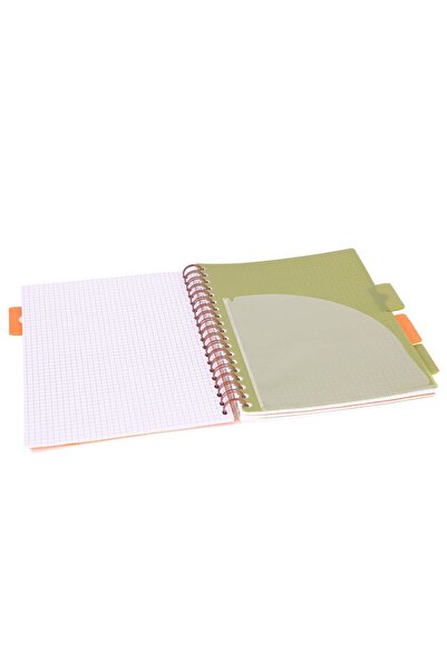 Strigo Spiral notebook and dividers Project Book TROPICAL B5, mathematics, 200 pg, cardboard covers PADS065