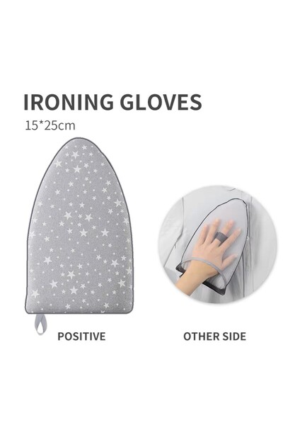 Choice طرف مدبب 1 قطعة لوح كي يدوي من القماش لوح كي صغير قفازات كي منزلية مضادة للكي H