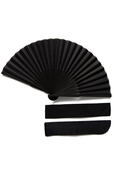 Choice مروحة واحدة وحقيبة واحدة من مروحة اليد السوداء مراوح قابلة للطي عتيقة ...