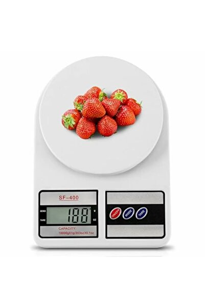 Choice white Digital Kitchen Scale 22lb/10kg Capacity, Stainless Steel Food Scale with oz/g Units | Replace