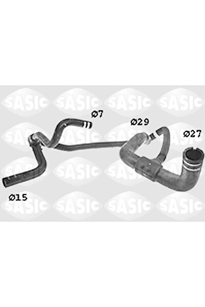 SASIC Radiator Hose Lower Left Fiat Punto Lancia Y