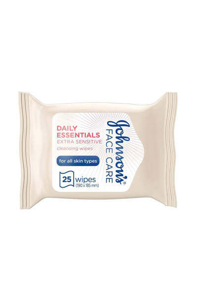 JOHANSON جونسون مناديل وجه مبللة منظفة خالية من العطر 25 قطعة