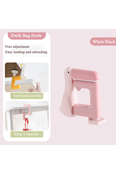 Choice خطاف محمول على شكل بطة باللون الأخضر الفاتح، ديكور معلق على الطاولة، م...