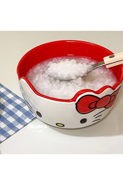 Miniso وعاء زينة على شكل قوس ملاك وردي اللون من Kawaii Hello Kitty، سحر كرتون...