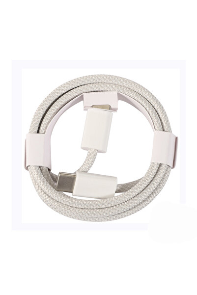 Choice 1M 10 قطع أبيض 10 قطع 20 قطع USB C إلى Type C كابل ملون شحن سريع لـ iPhone15 Ty...