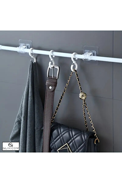 G Glixicom Suport pentru Sustinere Bara Prosop Tija Perdea sau Draperie Glixi...