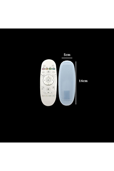 Choice 14X5cm Silicone TV Remote Control Protective Sleeve Dust Protection Storage Bag Portable Silicone Ai