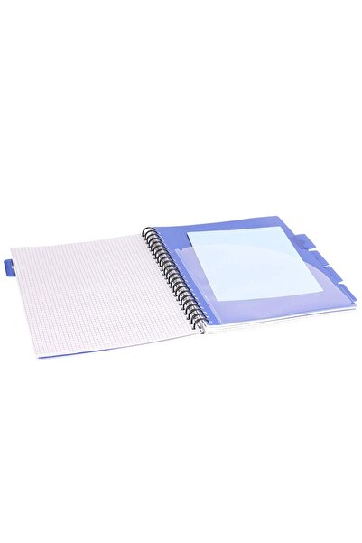 Strigo Spiral notebook and dividers Project Book BASIC A4, mathematics, 200 pg, cardboard covers PADS054