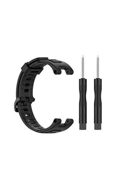 Choice سوار سيليكون أسود لساعة Huami Amazfit T-Rex الذكية، وسوار بديل لساعة X...