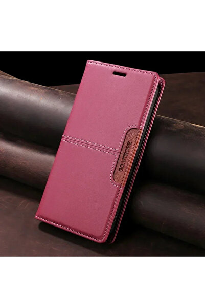 Choice17 Redmi Note 15Pro 5G Red G01 Business Leather Phone Case for Redmi No...