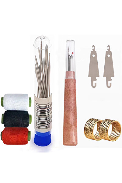 Choice مجموعة من 34 إبرة خياطة ذات عين كبيرة، إبر يدوية للتطريز على الملابس، ...